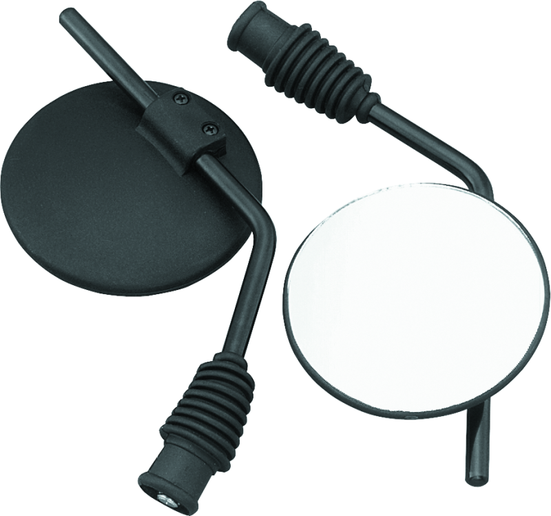 BikeMaster Universal Enduro Mirror 10mm - Each -Black - Racecraft Industries