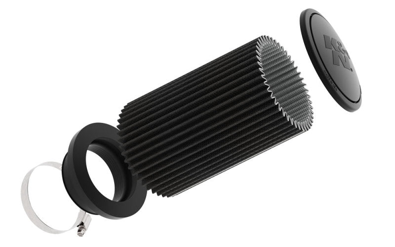 K&N Universal Air Filter (4in. Flange / 6in. Base / 5.25in. Top OD / 9.25in. Height) - Racecraft Industries