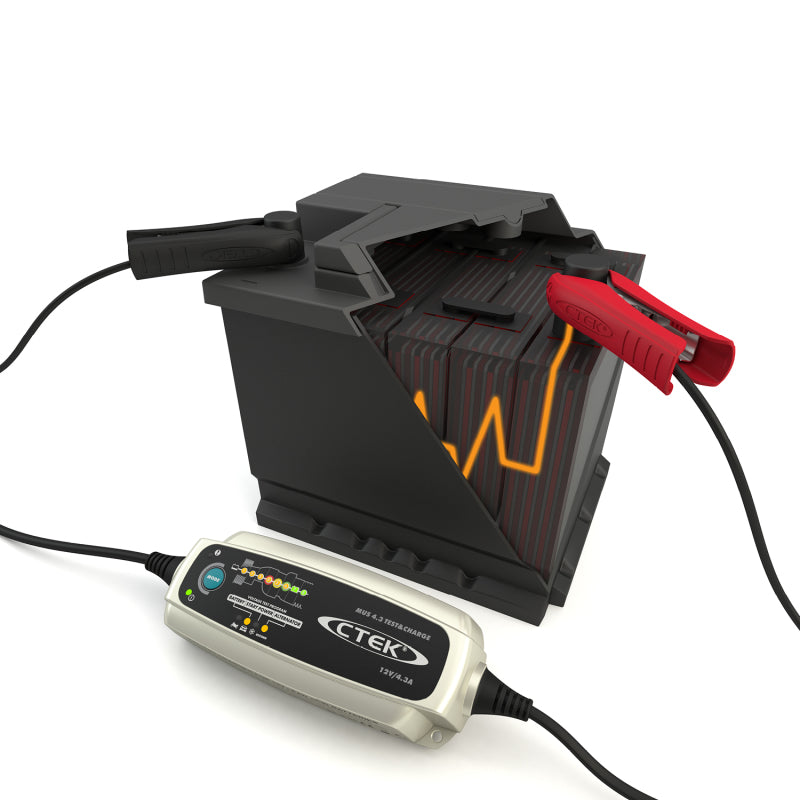 CTEK Battery Charger - MUS 4.3 Test & Charge - 12V - Racecraft Industries