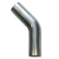 Vibrant 2.5in O.D. T304 SS 45 deg Mandrel Bend 6in x 6in leg lengths (3.5in Centerline Radius) - Racecraft Industries