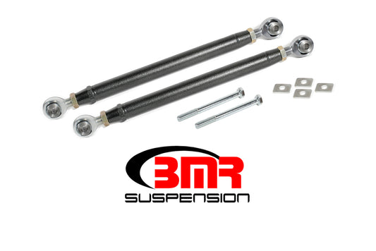 BMR 16-17 6th Gen Camaro Rear Double Adj. Rod Ends Toe Rods - Black Hammertone - Racecraft Industries