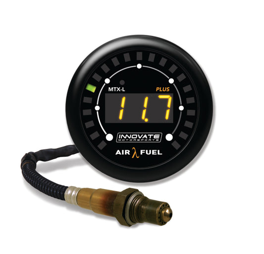 Innovate MTX-L PLUS Digital Air/Fuel Ratio Gauge Kit 8ft w/O2 Sensor - Racecraft Industries