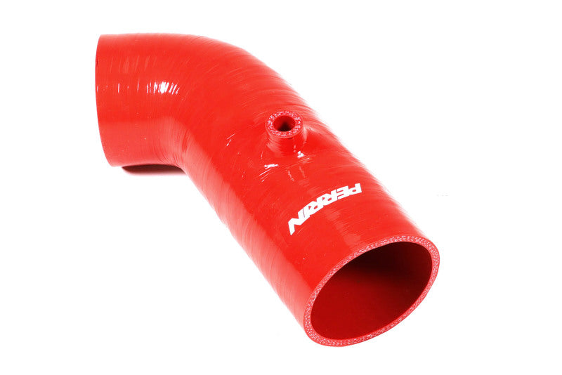 Perrin 22-23 Subaru BRZ/Toyota GR86 Silicone Inlet Hose (3in. ID / SS Wire) - Red - Racecraft Industries