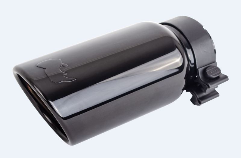 Go Rhino Exhaust Tip - Black Chrome - ID 3in x L 10in x OD 4in - Racecraft Industries