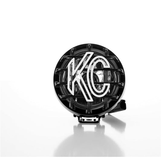 KC HiLiTES Rally 400 4in. Round Halogen Light 55w Spread Beam (Single) - Black - Racecraft Industries