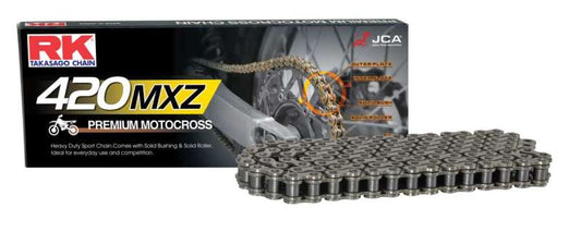 RK Chain 420MXZ-132L - Natural - Racecraft Industries