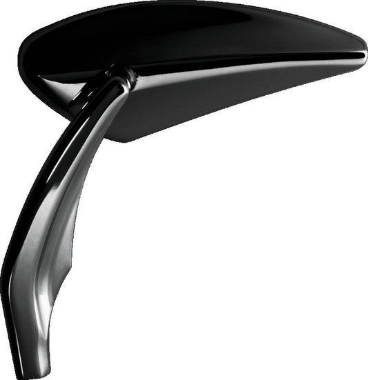 Performance Machine Mirror Assy Left Torque - Black Ano - Racecraft Industries