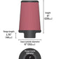 K&N Universal Rubber Filter 3inch FLG / 6inch OD-B / 4-5/8inch OD-T / 9inch L - Racecraft Industries