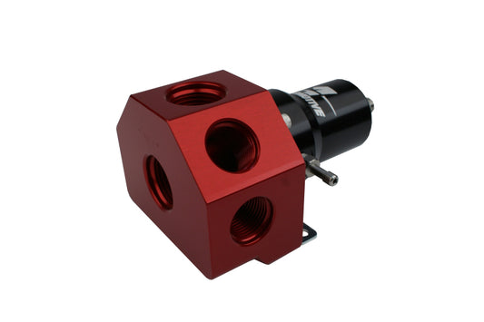 Aeromotive Regulator - 30-120 PSI - .500 Valve - 4x AN-08 and AN-10 inlets / AN-10 Bypass - Racecraft Industries