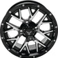QuadBoss Barbwire 14X7 - 5+2 - 4/110 - Black Machined - Racecraft Industries