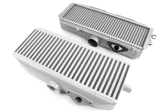 Perrin 08-20 Subaru STI Top Mount Intercooler (TMIC) - Silver - Racecraft Industries