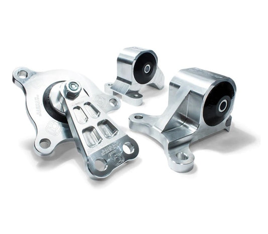 Innovative 02-06 Acura RSX K-Series Silver Aluminum Mounts 95A Bushings (Not K24 Trans) - Racecraft Industries