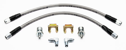 Wilwood Flexline Kit 64-72 Most GM w/ DLS Forged Dynalite or SL6 Front Caliper - Racecraft Industries