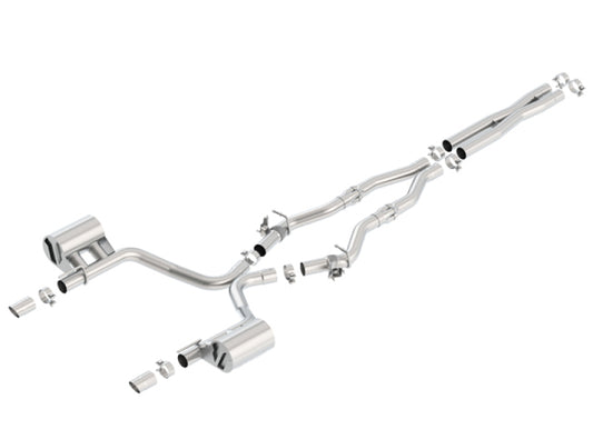 Borla 2017 Dodge Charger R/T 5.7L ATAK Catback Exhaust w/o Tips (w/MDS Valves ONLY) - Racecraft Industries