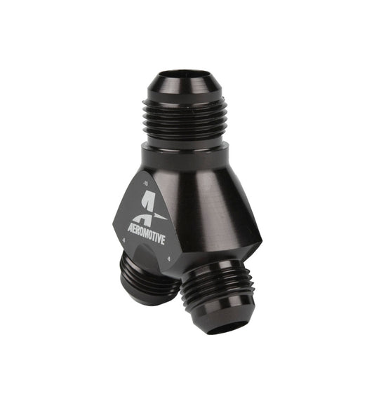 Aeromotive Y-Block - AN-10 - 2x AN-08 - Racecraft Industries