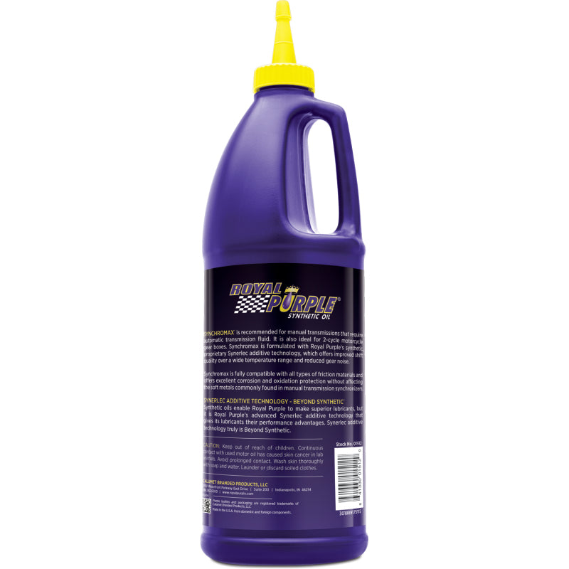 Royal Purple Synchromax Synthetic Manual Transmission Fluid - 1 Quart - Racecraft Industries