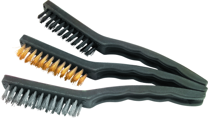BikeMaster 3-pc Nylon/Wire Brush Set - Racecraft Industries