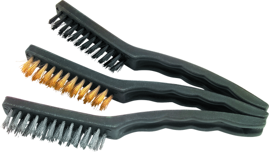 BikeMaster 3-pc Nylon/Wire Brush Set - Racecraft Industries