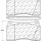 StopTech Performance 04-07 STi / 03-06 Evo / 08-10 Evo / 10+ Camaro Front Brake Pads - Racecraft Industries