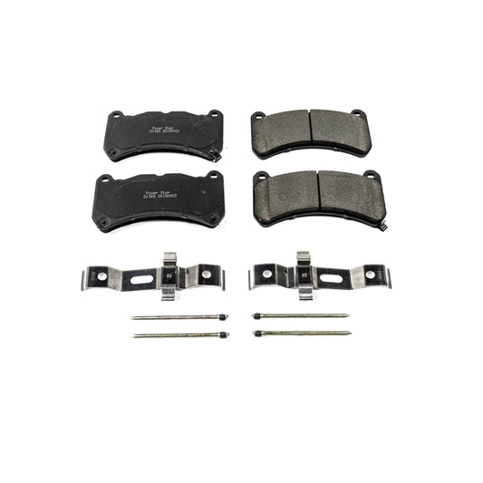 Power Stop 13-14 Ford Mustang Front Z17 Evolution Ceramic Brake Pads w/Hardware - Racecraft Industries