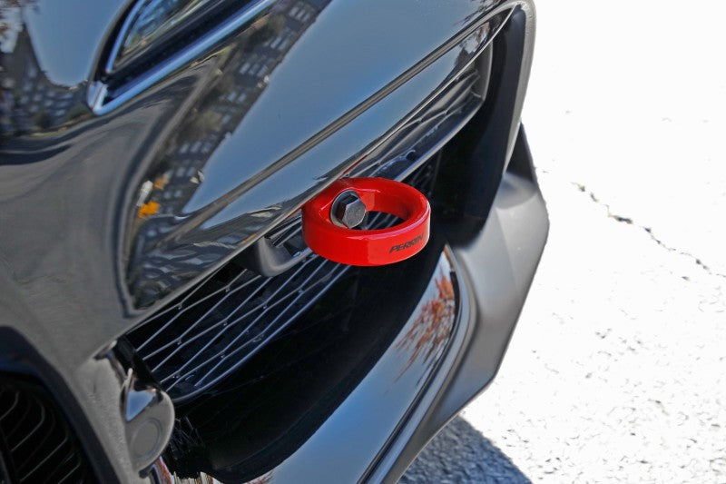 Perrin 2020 Toyota Supra Tow Hook Kit (Front) - Red - Racecraft Industries