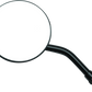 BikeMaster 3in Adjustable Round Mirror 10mm - Each - Black - Racecraft Industries