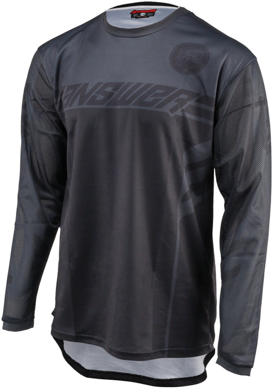 Answer 25 Arkon Nitrus Jersey Black/Grey - Large - Racecraft Industries