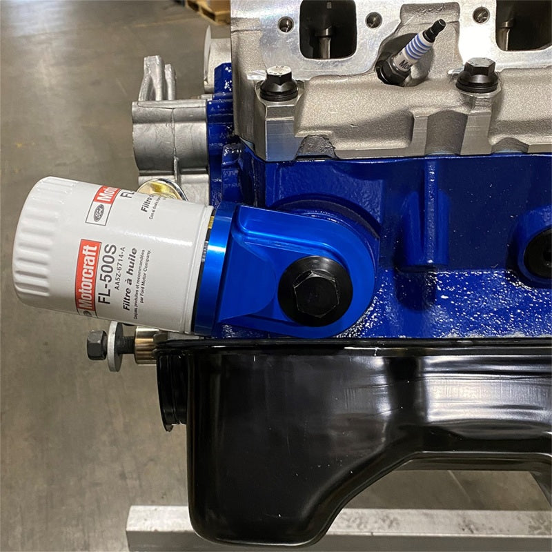 Ford Racing Push Rod V8 90 Degree Billet Oil Filter Adapter - Racecraft Industries
