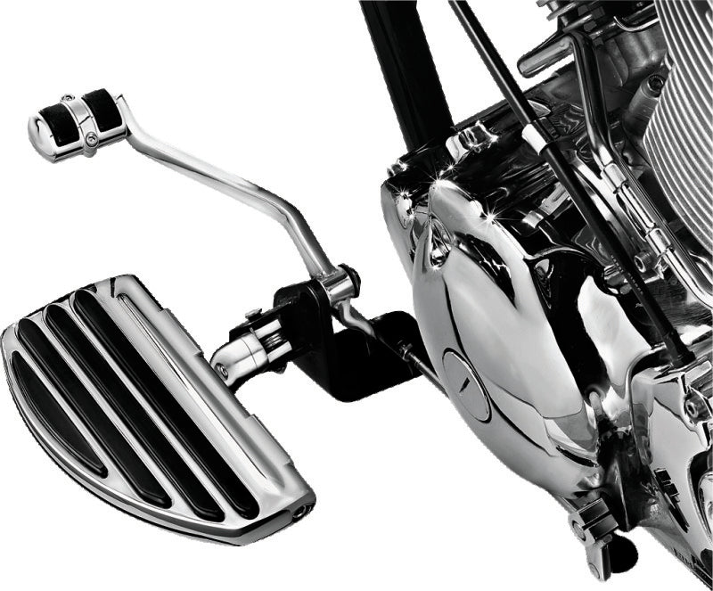Kuryakyn ISO Conversion Floorboards For Driver Or Passenger With Splined Bracket Chrome - Racecraft Industries