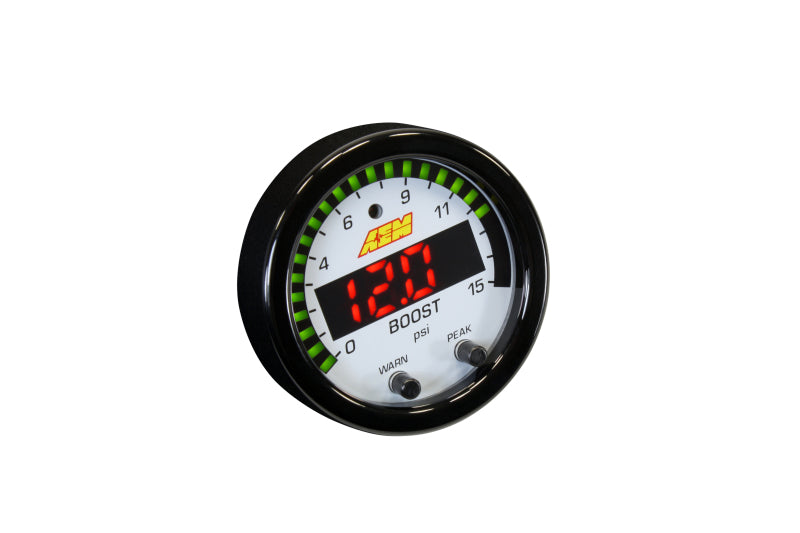 AEM X-Series Pressure 0-15psi Gauge Kit - Racecraft Industries