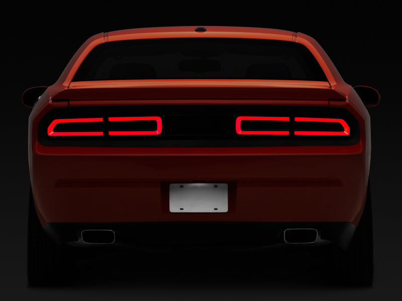 Raxiom 08-14 Challenger LED Tail Lights- Black Housing (Smoked Lens) - Racecraft Industries