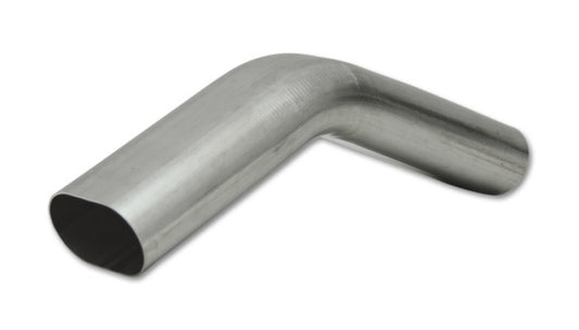 Vibrant 3in Oval (Nominal Size) T304 SS 45 deg VERTICAL Mandrel Bend 6in x 6in leg lengths - Racecraft Industries