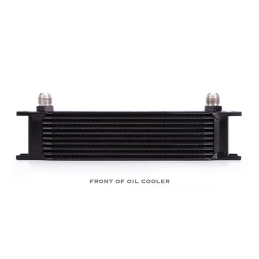 Mishimoto Universal 10 Row Oil Cooler - Black - Racecraft Industries