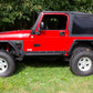 Fishbone Offroad 97-06 Jeep Wrangler TJ Steel Rock Slider - Black Textured Powdercoat - Racecraft Industries