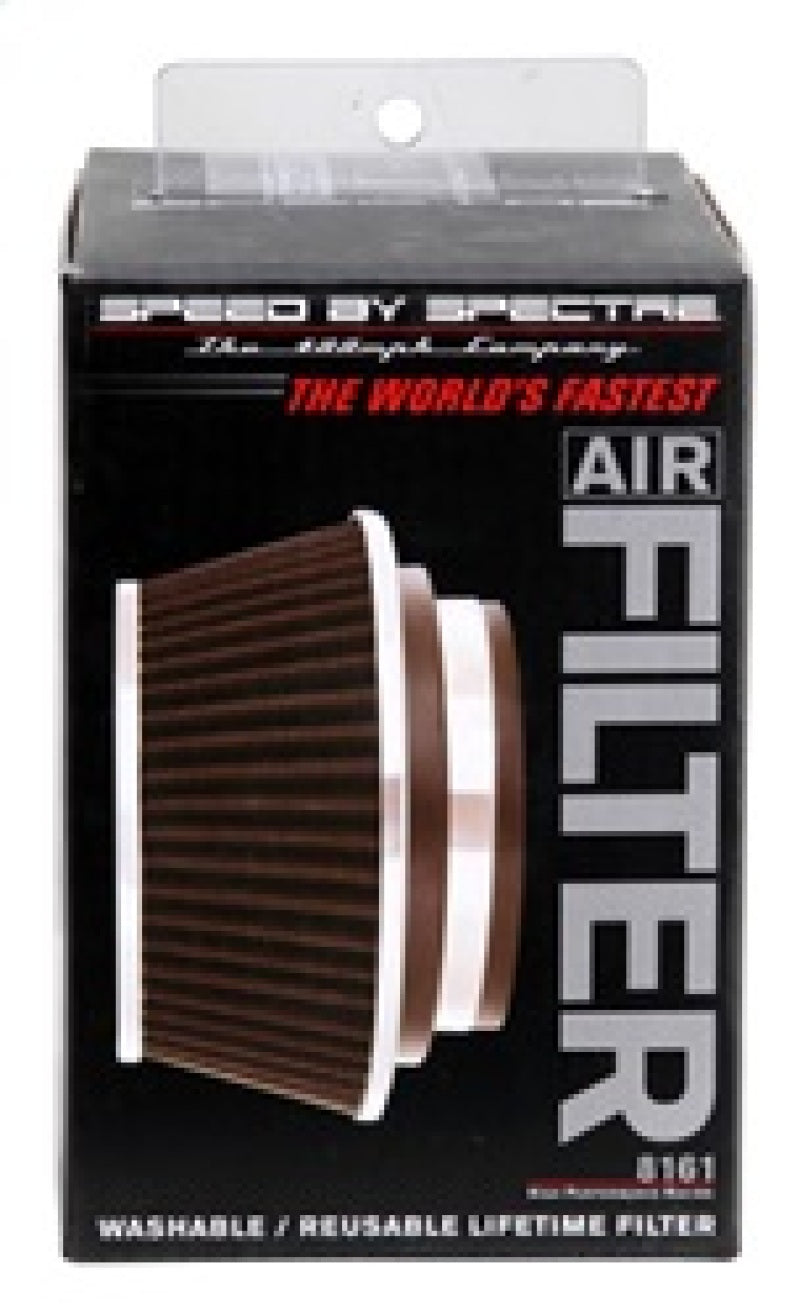 Spectre Adjustable Conical Air Filter 2-1/2in. Tall (Fits 3in. / 3-1/2in. / 4in. Tubes) - Black - Racecraft Industries