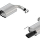 Borla Atak S Rear Section 15-17 Ford Mustang GT 5.0L V8 MT/AT 2.5in pipe 4in tip (Black Chrome) - Racecraft Industries