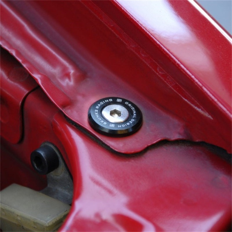 Skunk2 Large Fender Black Anodized Washer Kit (6 Pcs.) - Racecraft Industries