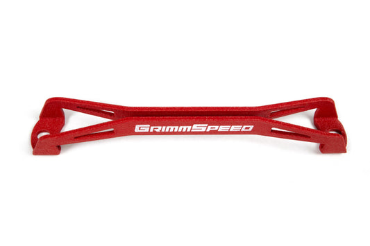 GrimmSpeed 08-18 Subaru WRX/STI Lightweight Battery Tie Down - Red - Racecraft Industries