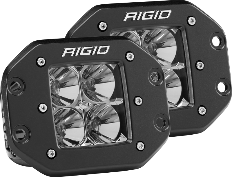 Rigid Industries Dually - Flush Mount - Flood - Set of 2 - Racecraft Industries