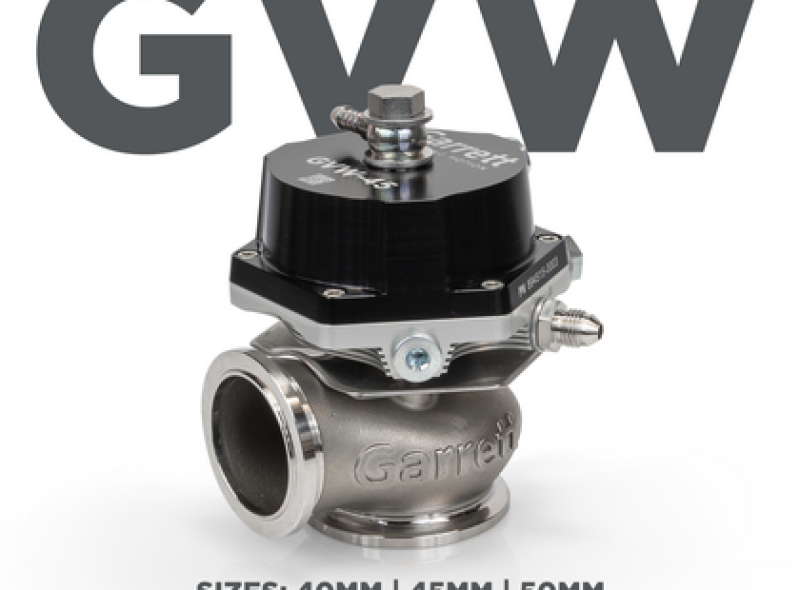 Garrett GVW-45 45mm Wastegate Kit - Black - Racecraft Industries