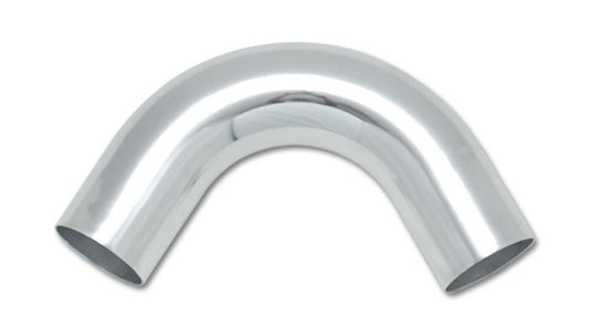 Vibrant 4in O.D. Universal Aluminum Tubing (120 degree Bend) - Polished - Racecraft Industries