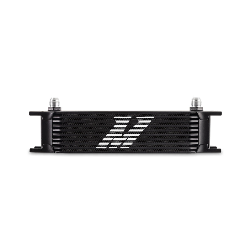 Mishimoto Universal -8AN 10 Row Oil Cooler - Black - Racecraft Industries