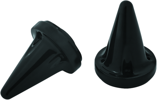 Kuryakyn Stiletto End Caps Grips Black - Racecraft Industries