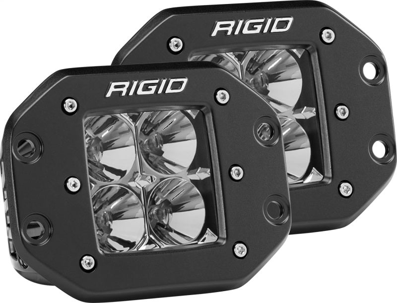 Rigid Industries Dually - Flush Mount - Flood - Set of 2 - Racecraft Industries