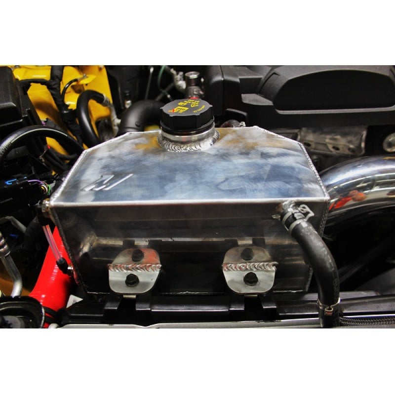 Mishimoto 2015 Ford Mustang EcoBoost / 3.7L / 5.0L Aluminum Coolant Expansion Tank-Polished - Racecraft Industries