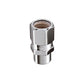 McGard Hex Lug Nut (Drag Racing Short Shank) 1/2-20 / 13/16 Hex / 1.6in. Length (4-Pack) - Chrome - Racecraft Industries