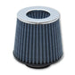 Vibrant Open Funnel Perf Air Filter (5in Cone O.D. x 5in Tall x 2.75in inlet I.D.) Chrome Filter Cap - Racecraft Industries