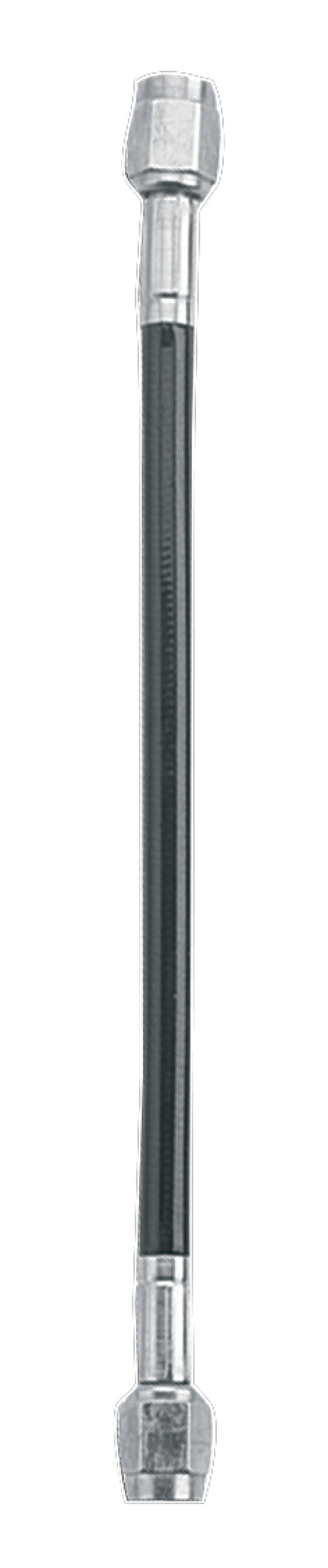 Fragola -3AN Ext Black Covered Assembly Straight x Straight 14in - Racecraft Industries