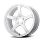 Gram Lights 57CR 18x9.5 +38 5x100 Ceramic White Pearl Wheel - Racecraft Industries