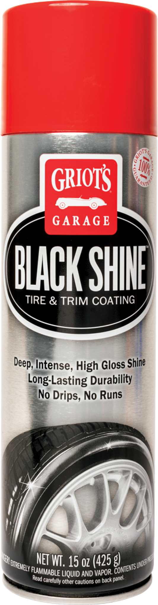Griots Garage Black Shine Tire and Trim Coating - 15oz (Aerosol) - Racecraft Industries